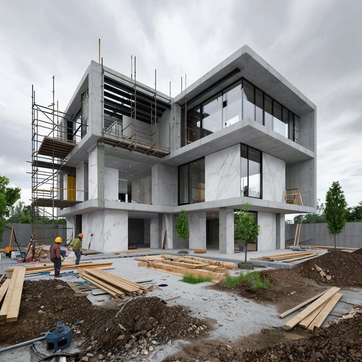 Residential and commercial construction by Omkar Infra